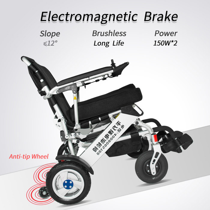 CE Smart Ultra Light Multifunction Folding Electric Power Wheelchair