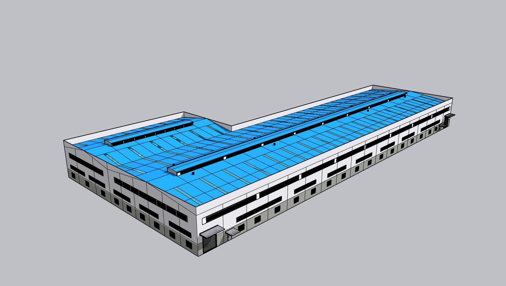 H Section Frame Part Prefabricated Steel Workshops High Wind Resistance Free Customization