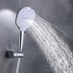 Strong bathroom showerhead massage shower head handheld multi pressure button
