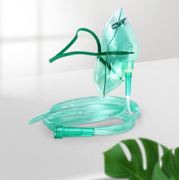 Buy cheap MEDICAL GRADE MATERIAL LATEX FREE OXYGEN MASK FOR CHILDREN AND ADULTS WITH ELASTIC BAND AND BREATHING TUBE from wholesalers
