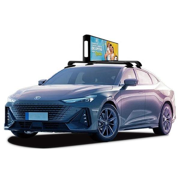 Buy cheap Double Sided Mobile Car Roof Top Led Monitor Outdoor Waterproof IP40 from wholesalers