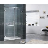 Buy cheap Customized Clear Tempered Glass Shower Screen 10MM 180 Degree Magnetic Seal product