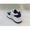Buy cheap Black White Women'S High Top Sneakers Genuine Leather Breathable Mesh from wholesalers