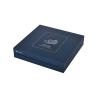 Buy cheap Dark Blue Paperboard Chocolate Paper Boxes Square Shape 2mm Thick Eco Friendly from wholesalers