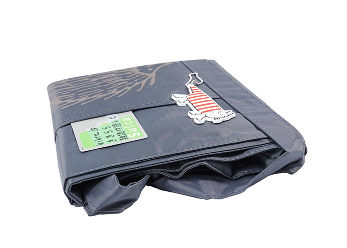 Dark Grey Canvas Tote Bags 420D Polyester Fabri Convenient Single Shoulder Bag
