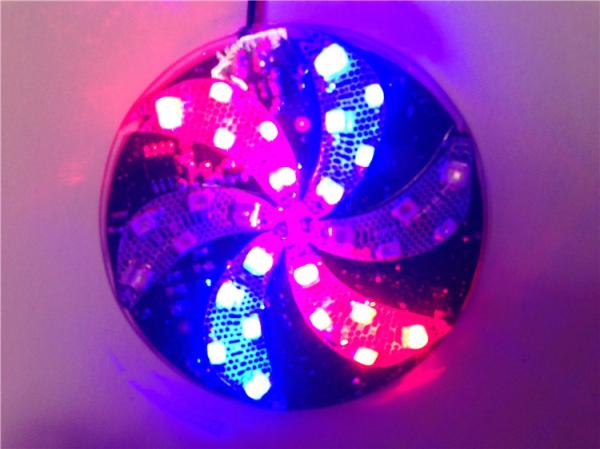 Buy cheap samll size white PCB DC12V LED motorcycle flash lights windmill shape from wholesalers