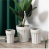 Buy cheap Unique Design Home Indoor Outdoor Decor Floor Plant Pot Ceramic White Tall Flower Pot For Garden from wholesalers