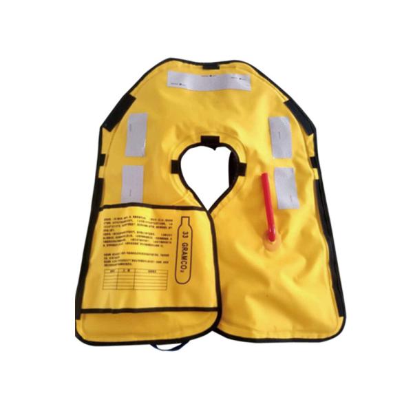 Buy cheap Automatic Inflatable Life Vest Orange Color Oxford / Nylon Material from wholesalers