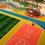 Customized Color Epdm Track Surface Customized Thickness Superior Weather Shock