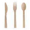 Buy cheap Natural Bamboo Utensils Disposable Flatware Set Compostable Biodegradable from wholesalers