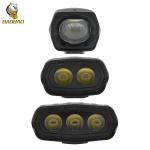 Plastic 12V White Yellow Flash 2 Beads Fog Light CG125 Decorations