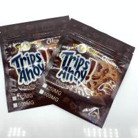 Buy cheap Chocolate Chip Cookie Empty Edible Bags 500mg Zipper Stand Up Food Pouch product