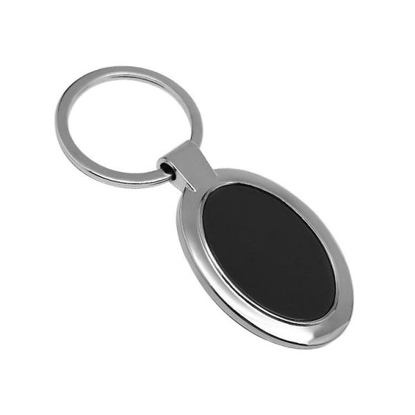 Buy cheap Custom Promotional Rotating Blank Metal Car Keyring Round Shape Zinc Alloy Keychain from wholesalers