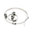 Buy cheap Large Heavy Duty American Type Pipe Clip Stainless Steel Hose Clamp from wholesalers