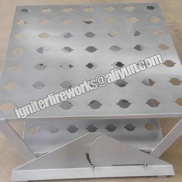 Buy cheap 25kg 375mm 1.2inch 49shots Aluminum Fireworks Racks from wholesalers