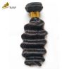 Buy cheap 12A Grade Deep Wave Virgin Human Hair Bundles 95-100g With Closure Custom from wholesalers