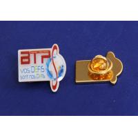 Buy cheap irregular custom make logo promotional printing badge, metal printing pin badge product