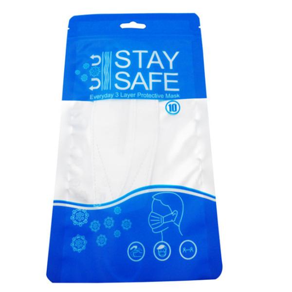 Buy cheap BOPP VMPET Mask Zipper Standing Pouch High Barrier Moisture Proof from wholesalers
