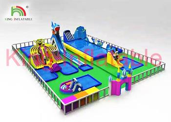 Buy cheap Custom Outdoor Multitheme Inflatable Water Slide Park For Play Centre from wholesalers