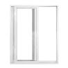 Buy cheap 140mm Glass PVC Aluminium Windows UPVC Bathroom Window OEM from wholesalers