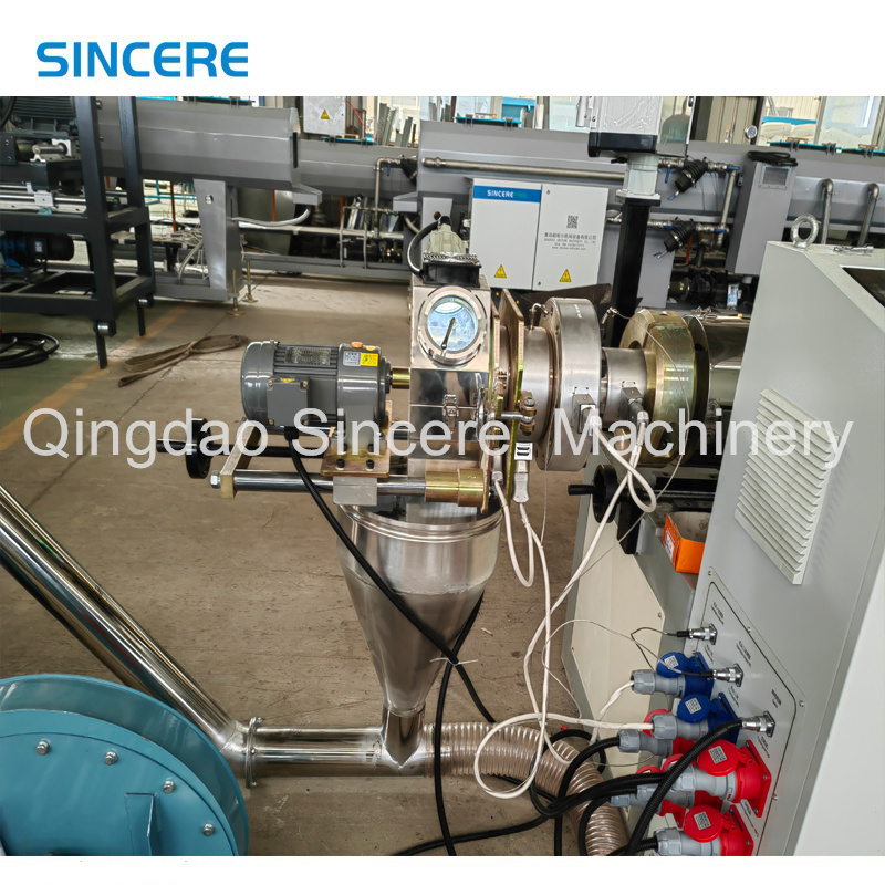 Waste PVC WPC Plastic Pelletizing Line Granulating Machine Hot Cut Type