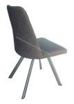 Polyester Fabric Upholstered Dining Chairs , Indoor Leisure Living Room Chair