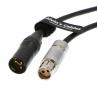 Buy cheap Custom Length Arri Power Cable Fischer 2 Pin Female Plug To Original XLR 3 pin Male from wholesalers