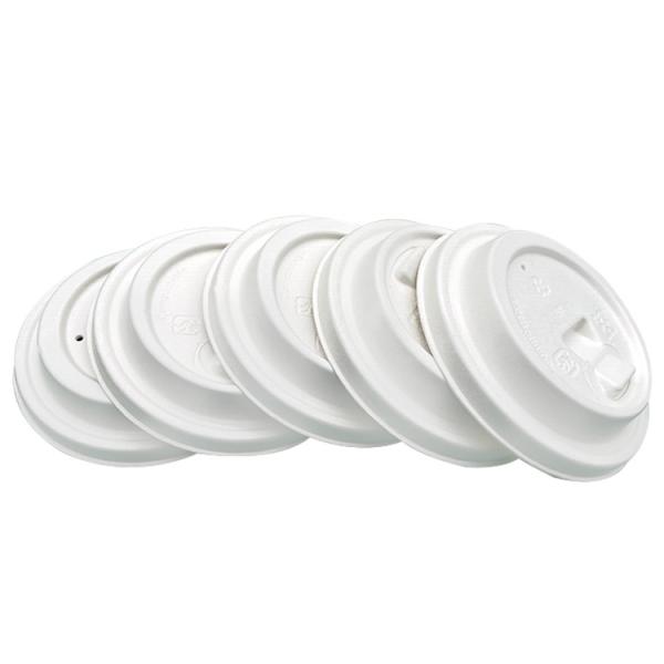 Buy cheap 100% Recyclable Sugarcane Bagasse Screw On Lids For 8oz 12oz 16oz Cups from wholesalers