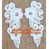 Buy cheap Lace Collar Applique Neckline Lace Crochet Flower Motif Patchwork Sewing Access from wholesalers