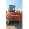 Buy cheap Mini 5 Ton Used Doosan Excavator DH55-V Hydraulic Crawler Excavator from wholesalers