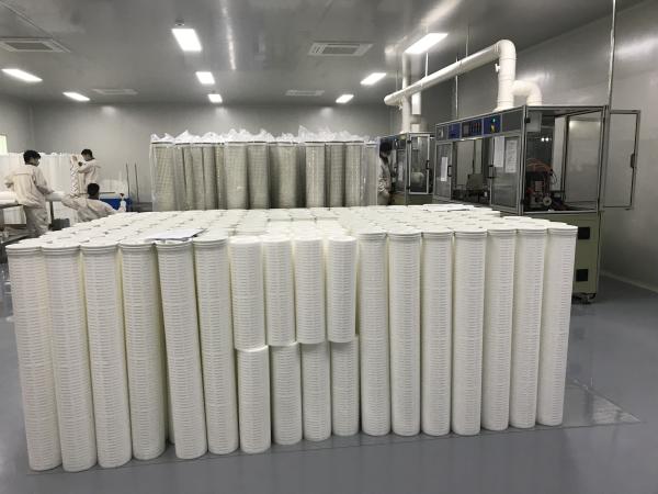 Buy cheap PHFL OD 6" 6.6㎡ Pleated High Flow Filter Cartridge from wholesalers