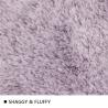 Buy cheap Tufted Shaggy Latex Backed Bath Mats Purple Toilet Mat from wholesalers