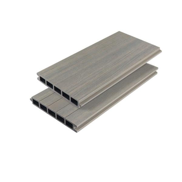 Buy cheap Outdoor Terrace Anti - Corrosion Plastic Wood Board 170x24mm Gray Enclosure Fence WPC Guardrail Panel from wholesalers
