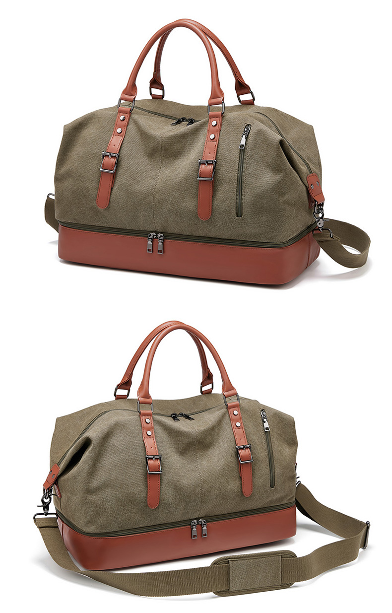 Water Retardant Vintage Extra Large Canvas Duffle Bag OEM/ODM