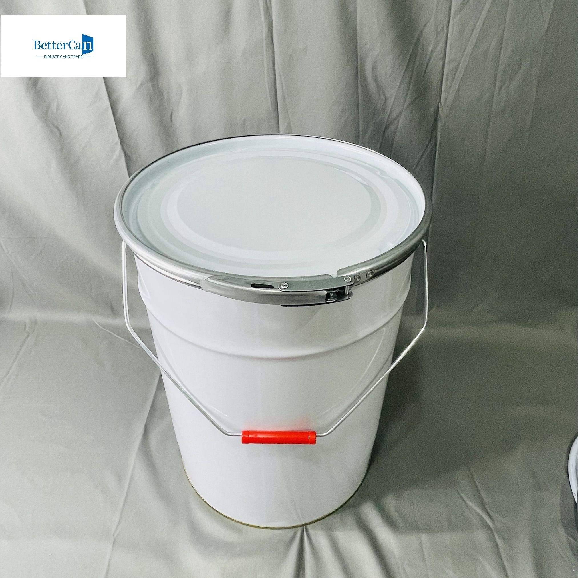 High Durability 5 Liter Tin Can With Lids Rubber Gasket Industrial Container Tin Packaging With Lock Ring