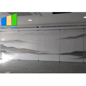 Buy cheap Temporary Soundproof Operable Divider Aluminum Profile Sliding Folding Partition from wholesalers