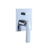 Buy cheap Single lever concealed in-wall bath or shower mixer with diverter bathroom chrome brass tap faucet OEM from wholesalers