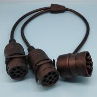 Buy cheap Right Angle J1939 Deutsch 9 Pin Female to Dual Deutsch 9-Pin Male Y Cable product