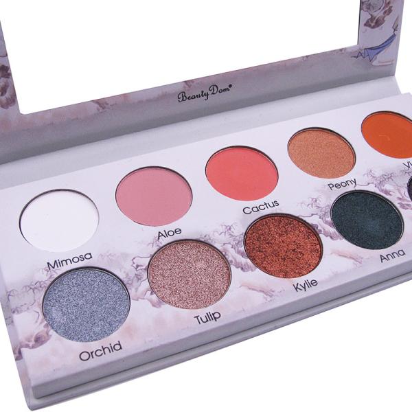 Buy cheap Embossing Logo High Pigment Eyeshadow Satin Hypoallergenic Eye Makeup from wholesalers
