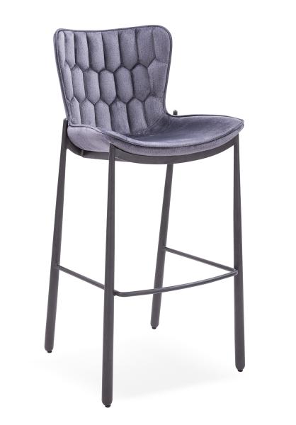 Buy cheap 48x55x108cm PU Leather High Bar Chair Black Painted Frame from wholesalers