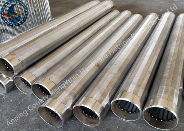 Buy cheap Stainless Steel Johnson Water Well Screen Tube / Johnson V Wire Screen from wholesalers