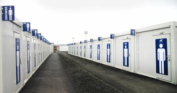 Buy cheap Mobile Public Container Toilet Cabin With Environmental Protection from wholesalers