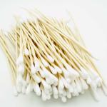 Dental Lint Free Cotton Swabs Absorbent For Ear Cleaning Microbiology