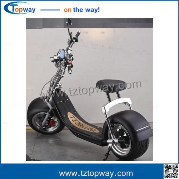 Quality Multi color blue/red/white/black/flag City CoCo harley scooter 1000W with fat tire for sale