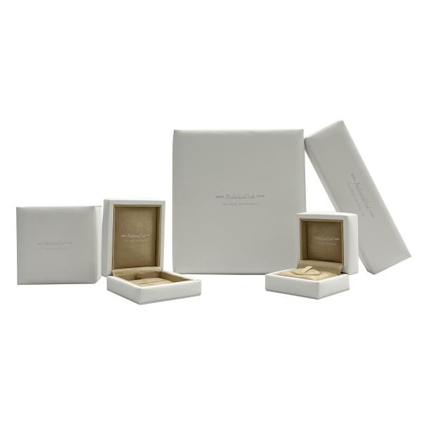Buy cheap Hot Stamping Luxury Jewelry Diamond Packaging Box With Outer Packing from wholesalers