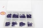 Colored Rubber O Ring Kits , Mechanical O Ring System Fluid Resistance
