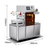Buy cheap Two Way Transmission Gas Flush Food Thali Packing Machine With Without Vacuum 3000W from wholesalers