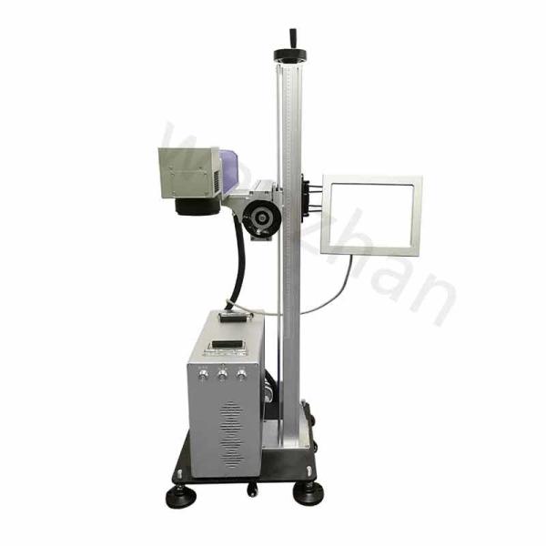 Buy cheap CO2 Flying Laser Marking Machine WZ-103F For Craft Gifts Clothing Shoes Bags And IC Industry from wholesalers