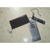 Buy cheap Luxury Custom Clothing Labels Hang Tags Printing Emboss Black Foil Stamping Logo from wholesalers