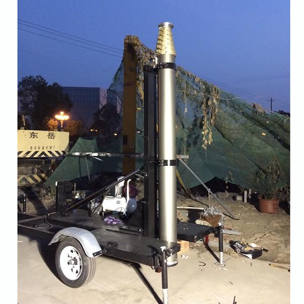 Buy cheap 10m locking pneumatic telescopic mast 150kg payloads-mobile telecom mast tower-telescoping mast-radio antenna masts 10m from wholesalers